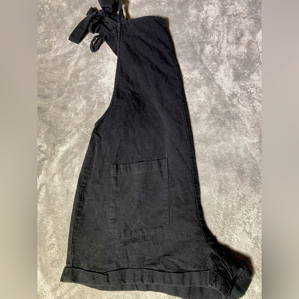 ajustable tie knot romper// short overall